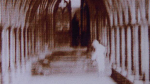 Ghostly Figures in Norwich Cathedral Cloisters Spooky Sunday