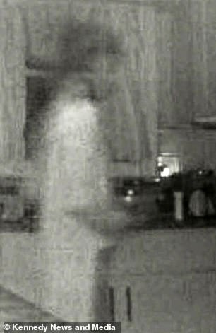 Spooky Sunday ghostly figure caught on camera