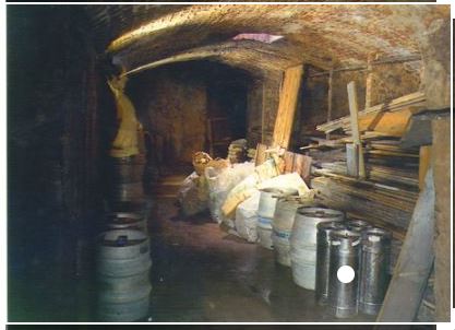 Ghostly Figure in Pub Cellar Spooky Sunday Mystical Times blog Michele Eve