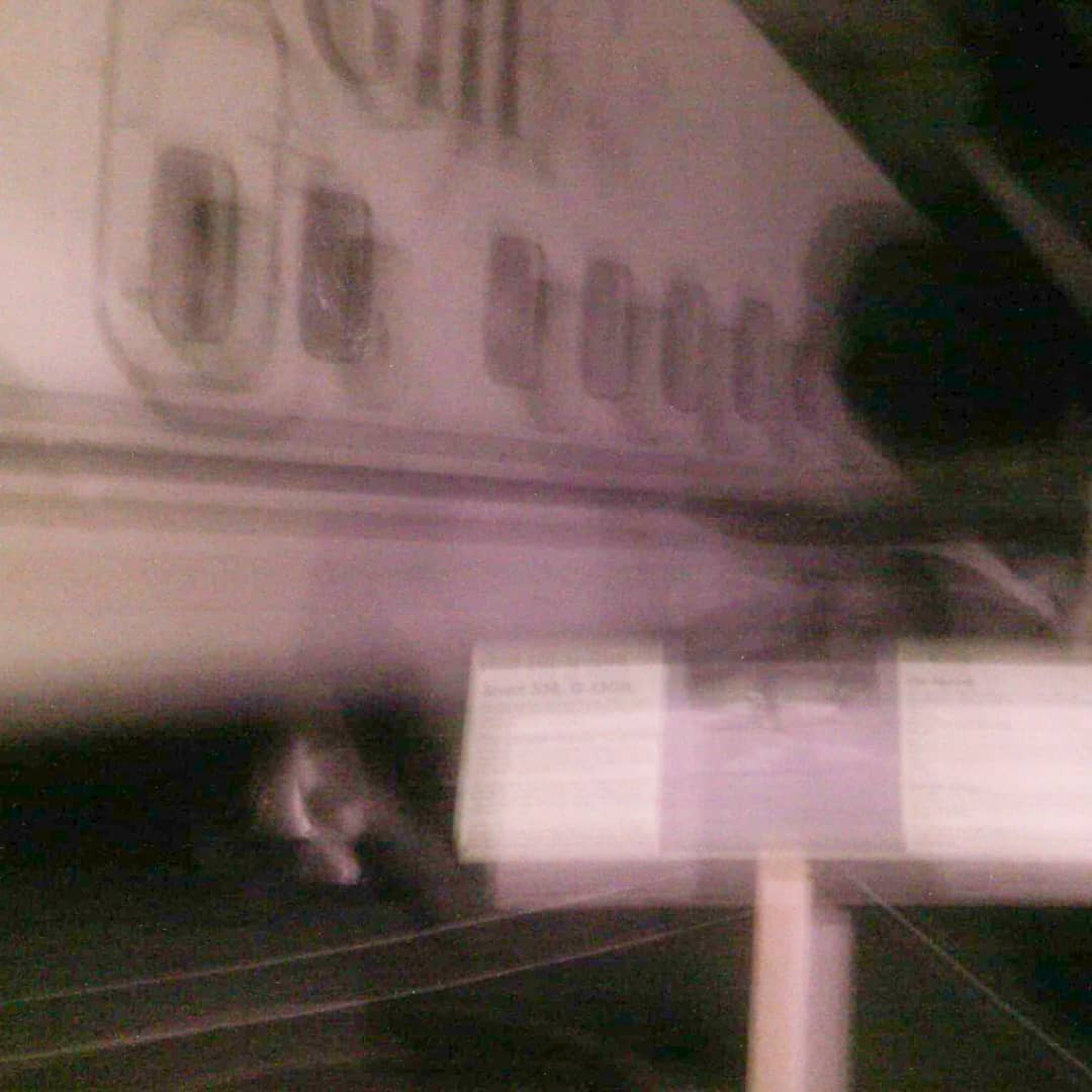 Spooky ghost photo aircraft museum